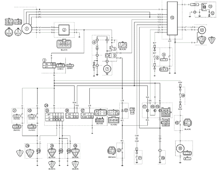 Yamaha Raptor 350 Wiring Diagram