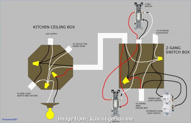 Wiring Diagram For Light Fixture And Switch