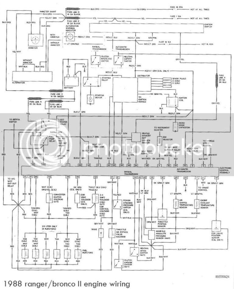 1987 Ford Ranger Fuel Pump Wiring Diagram