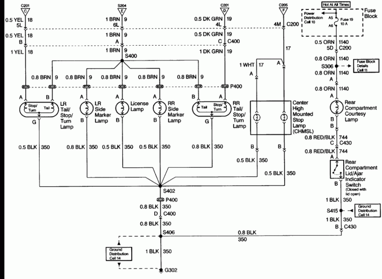 1990 Chevy Headlight Switch Wiring Diagram