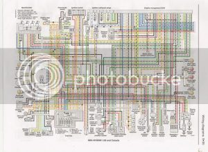 Need to colored wiring diagram for 2001 GSXR 1000 Suzuki GSXR