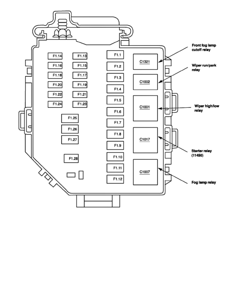 2002 Ford Mustang Fuel Pump Wiring Diagram