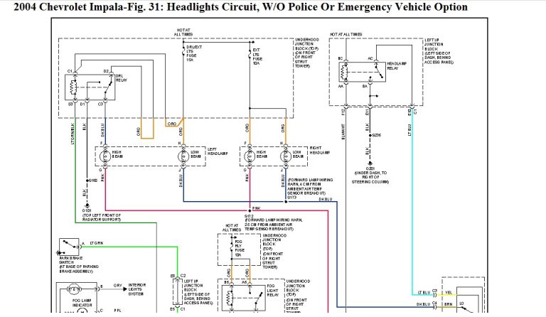 2000 Silverado Headlight Wiring Diagram