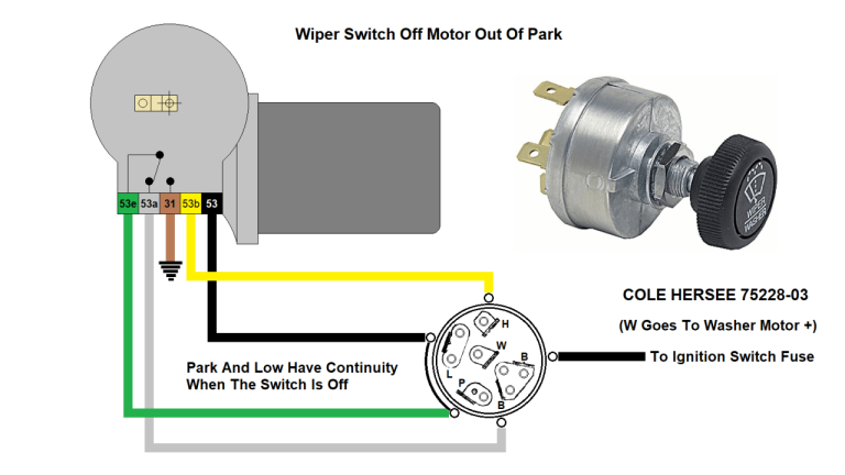 Cole Hersee Wiper Switch Wiring Diagram