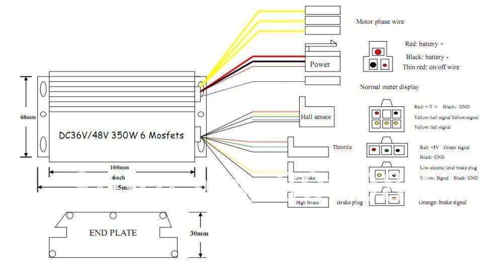 48v Brushless Motor Controller Wiring Diagram
