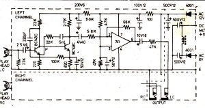 Stereo Cassette Player Circuit Diagram Panel switch wiring
