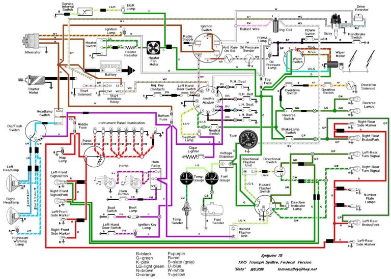 21 Circuit Wiring Harness Diagram
