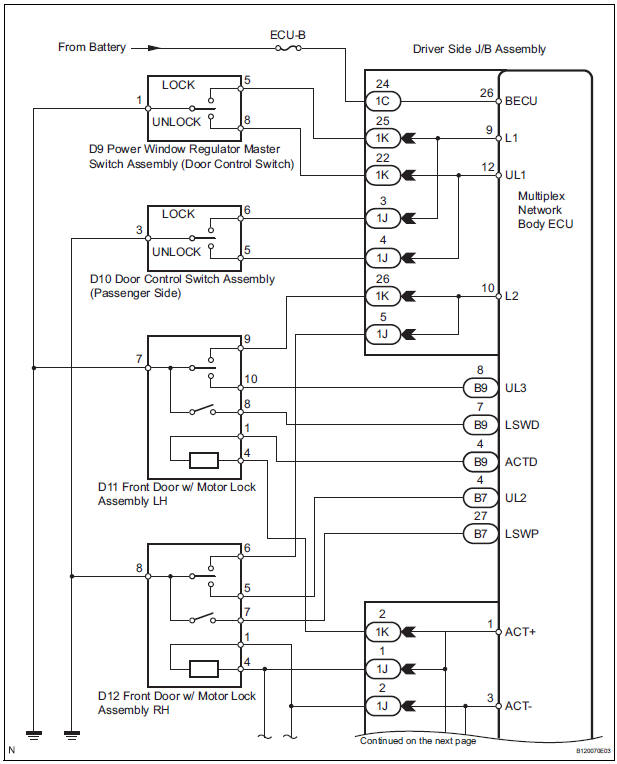 5 Wire Door Lock Wiring Diagram