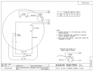 Baldor 5hp Single Phase Motor Wiring Diagram Wiring Diagram