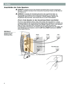 PDF manual for Bose Speaker System Acoustimass 6 Series III