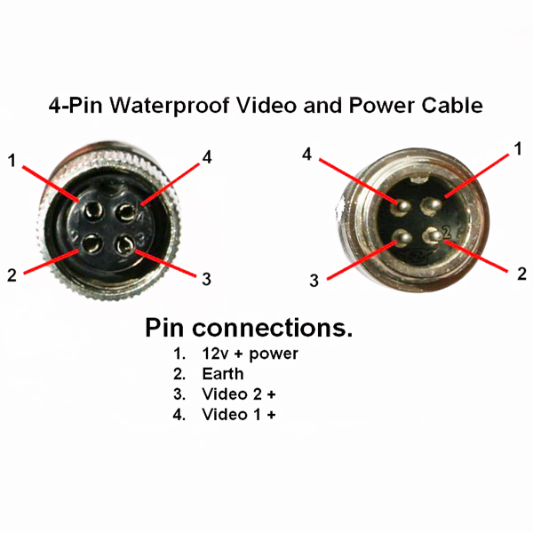 4 Pin Aviation Connector Wiring Diagram