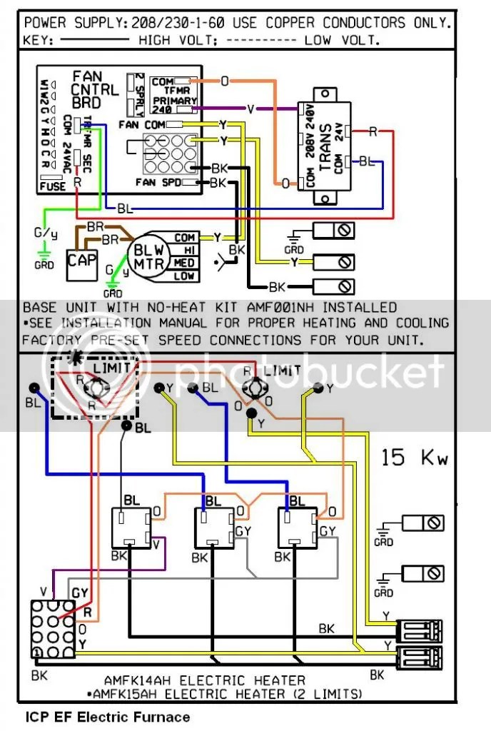 arcoaire furnace wiring diagram
