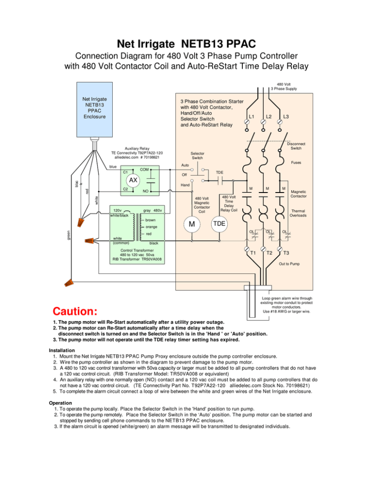 Hand Off Auto Selector Switch Wiring Diagram
