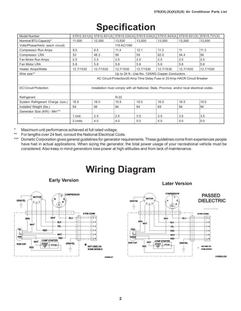 Duo Therm 57915 Wiring Diagram