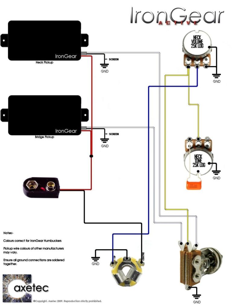 Emg Bass Pickups Wiring Diagram