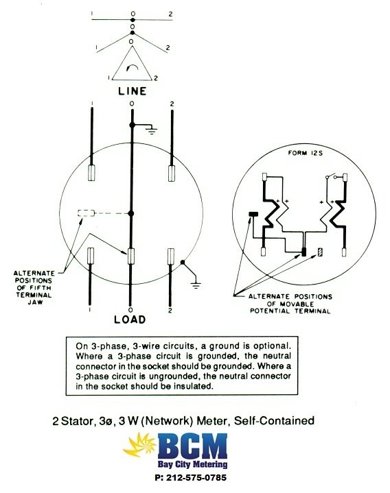 Form 1S Meter Wiring Diagram