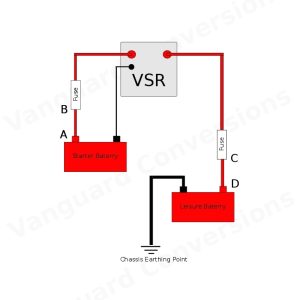 Volt Relay Wiring Diagrams Durite Vsr Split Charge Relays V thechill