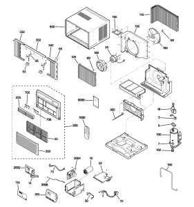 Ge Window Air Conditioner Parts Diagram Looking for GE model