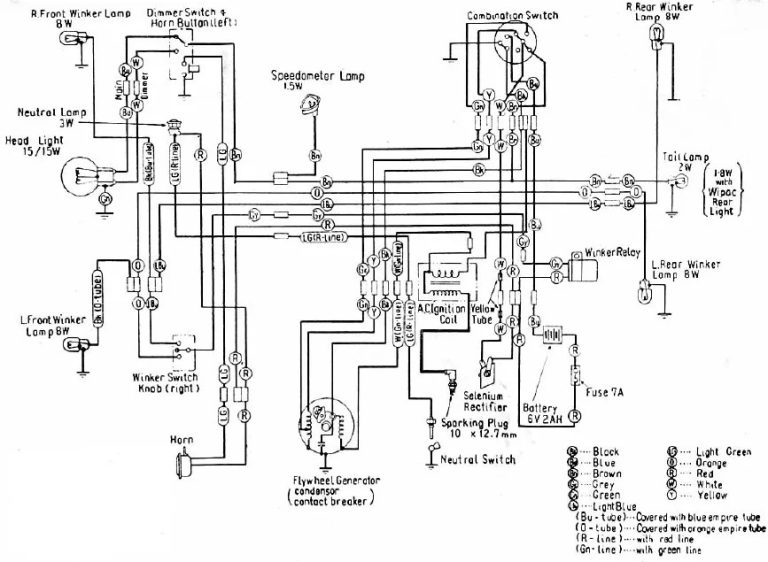 Honda C102 Wiring Diagram