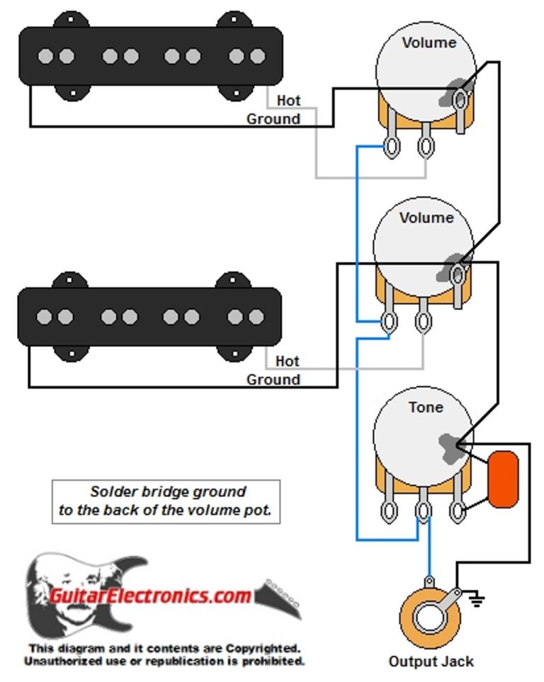 Fender Jazz Bass Active Wiring Diagram