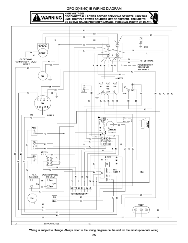 Goodman A24 10 Wiring Diagram