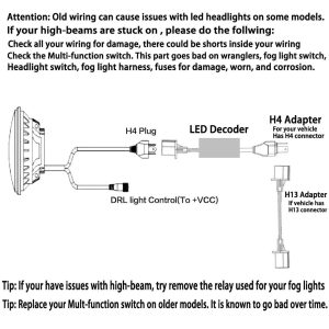H13 Bulb Wiring Diagram