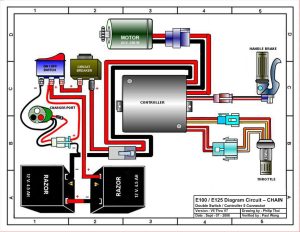 electric scooter wiring schematic