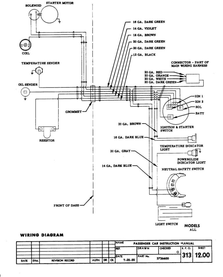 Ford Aod Neutral Safety Switch Wiring Diagram