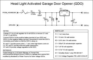 Garage Door Opener Capacitor Keeps Blowing Electronic Diagram