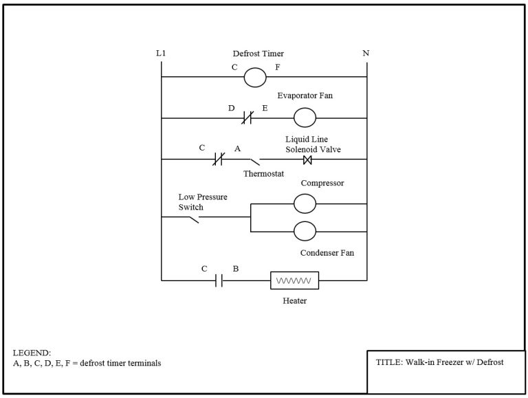 Electrical Walk In Cooler Wiring Diagram