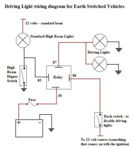 driving light wiring diagram toyota hilux