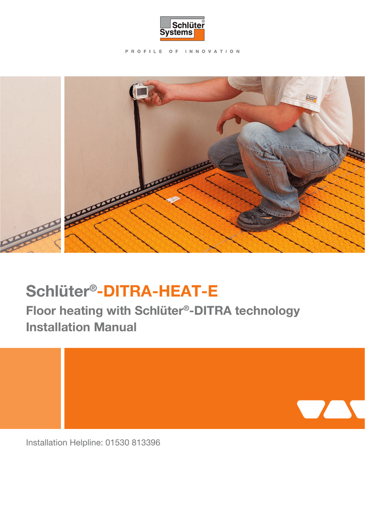 Schluter Ditra Heat Thermostat Wiring Diagram