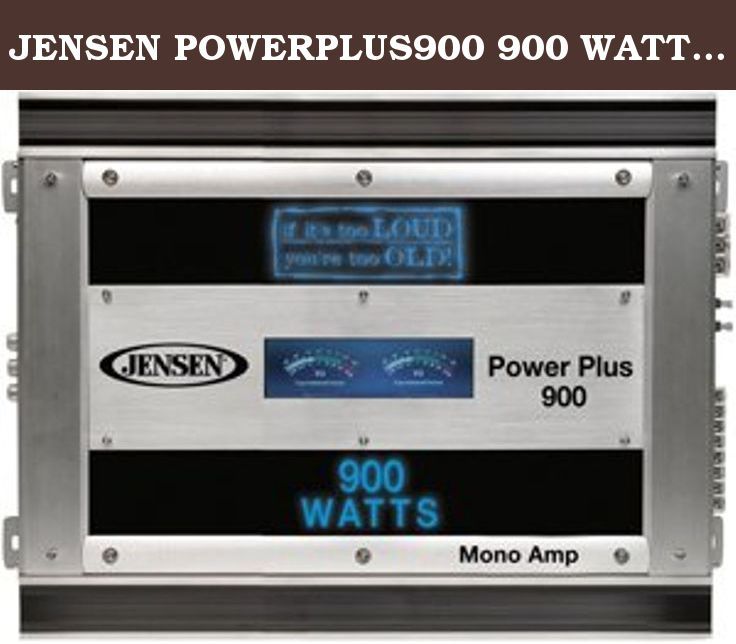 Jensen 600 Watt Amp Wiring Diagram