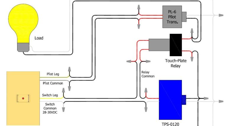Touch-Plate Relay Wiring Diagram