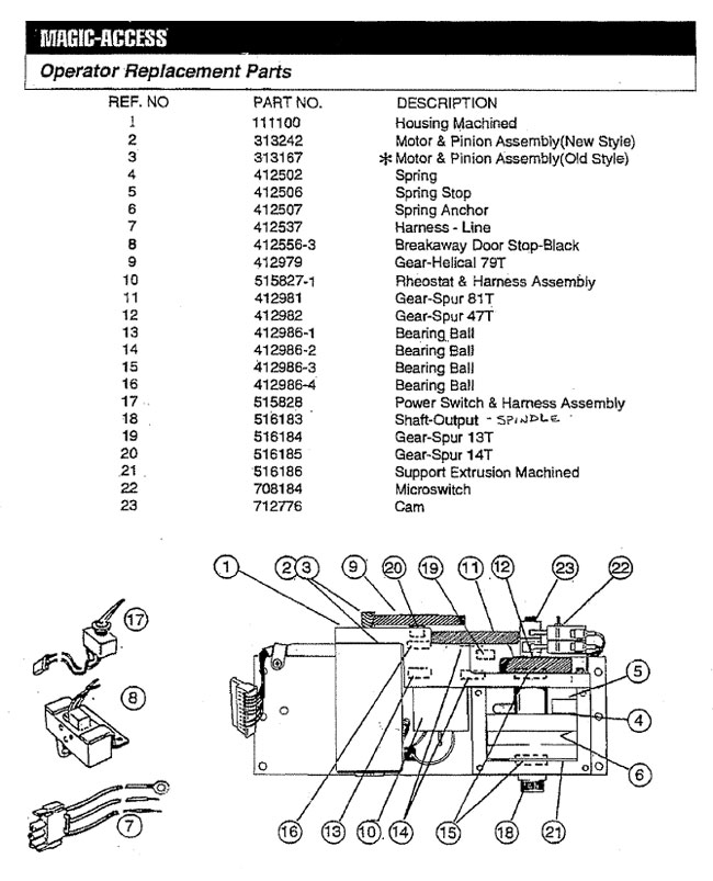 Stanley Single Controller Wiring Diagram
