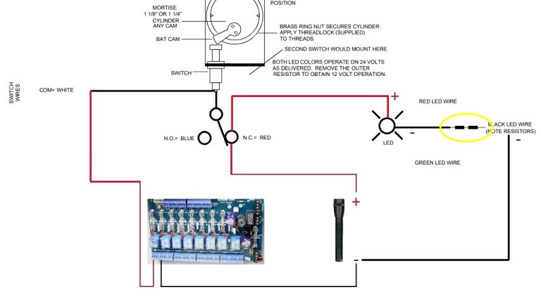 Securitron Key Switch Wiring Diagram