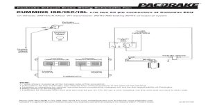 CUMMINS ISB/ISC/ISL .Pacbrake Exhaust Brake Wiring Schematic For