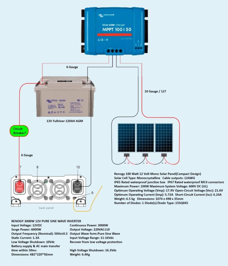 Victron Charge Controller Wiring Diagram