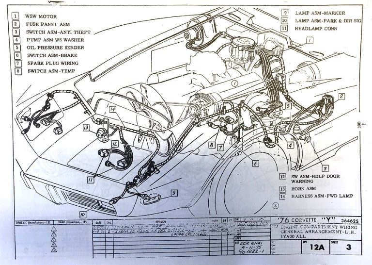 1976 Corvette Wiring Diagram Pdf