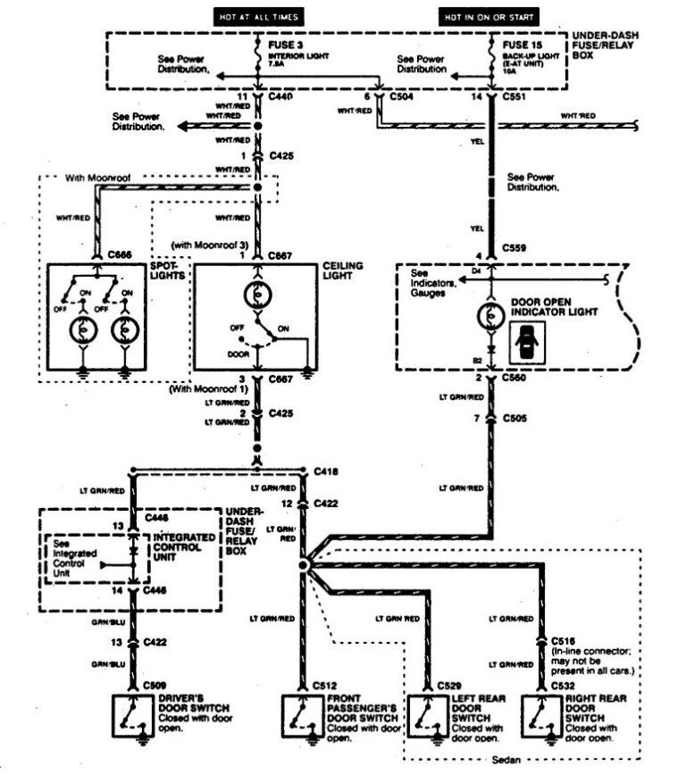 1990 Acura Integra Radio Wiring Diagram