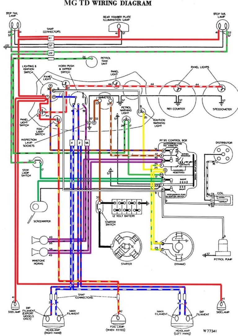 1953 Mg Td Wiring Diagram