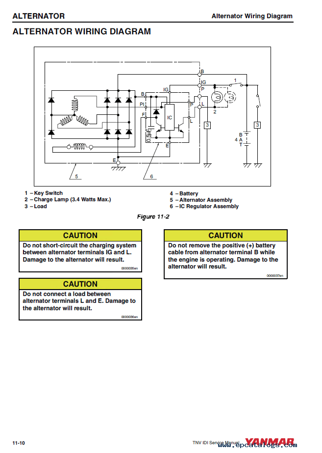Yanmar Alternator Wiring Diagram
