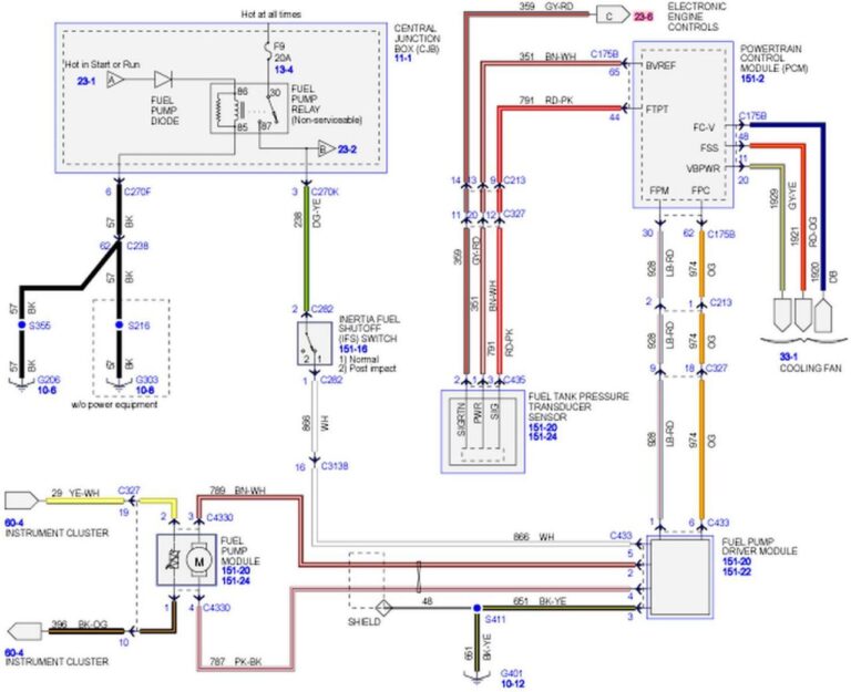 2001 Chevy Silverado Fuel Pump Wiring Diagram