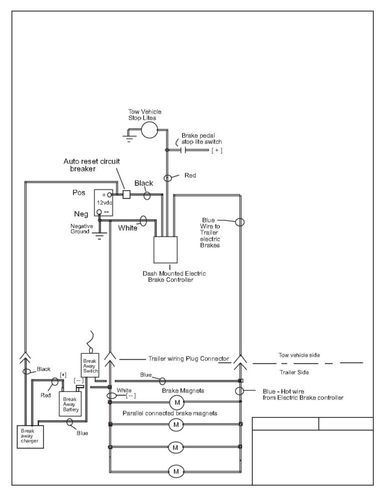 Electric Trailer Brake Wiring Diagram With Breakaway