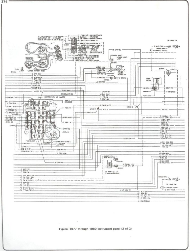 1978 F100 Instrument Cluster Wiring Diagram