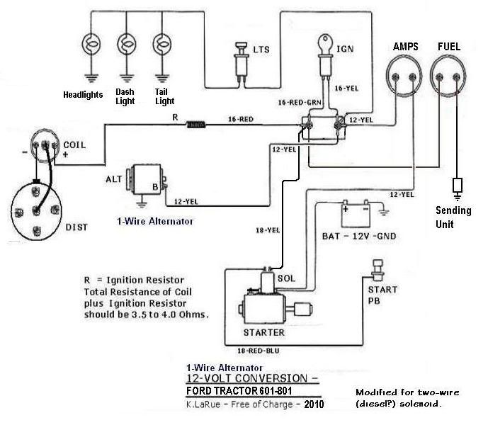 Ford 8n 12 Volt Wiring Diagram