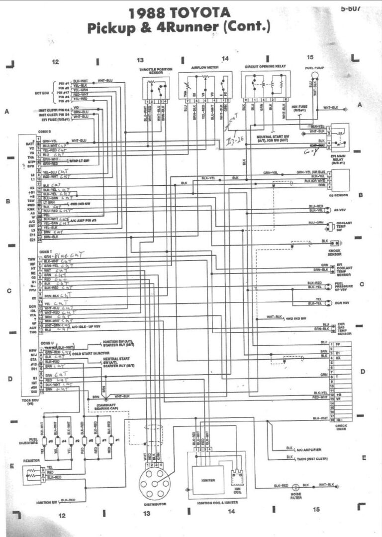 1993 Toyota Pickup Wiring Diagram