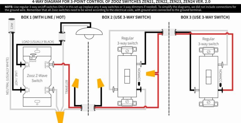 Three Way Light Switch Wiring Diagram