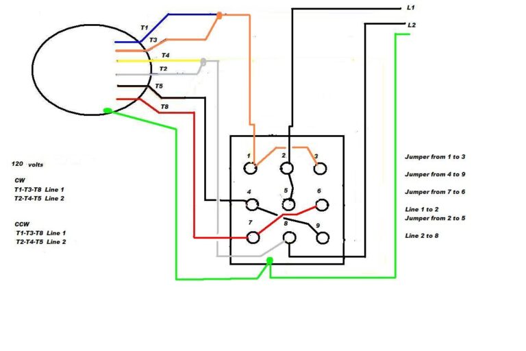 3 Phase Motor Wiring Diagram