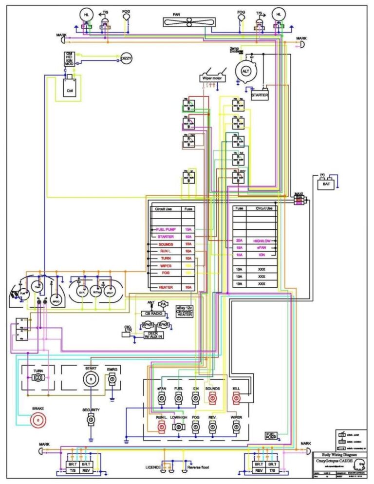 Simple Race Car Wiring Diagram